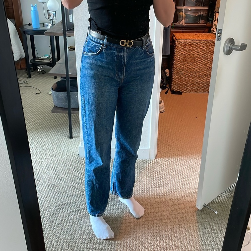 Reformation Abby High Rise Jean, Size 29